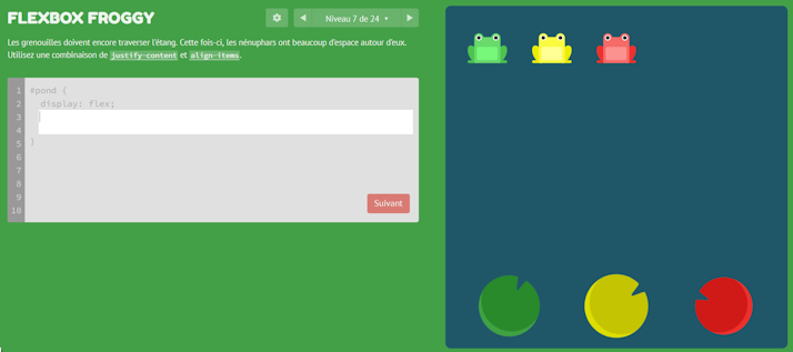 Flexbox Froggy